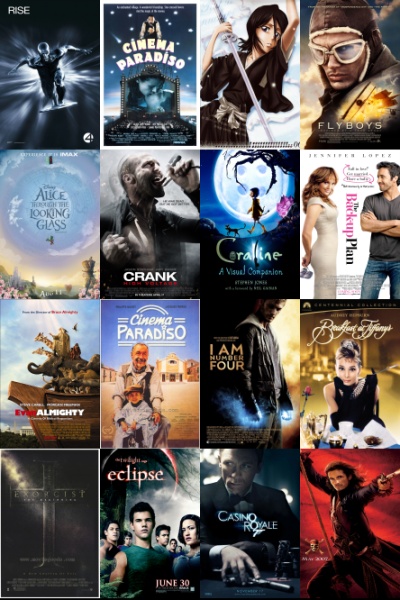 معرفی بهترین فیلم و سریال از نظر منتقدین و بینندگان - پوستر فیلمها و سریالها